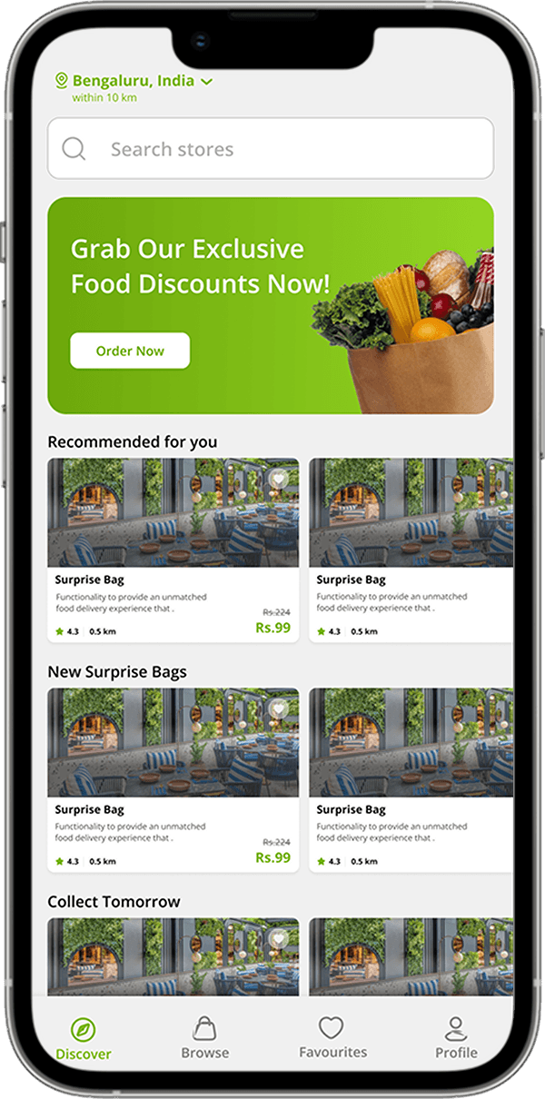 Food Giveaway App